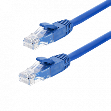 Patch cord Gigabit UTP cat6, LSZH, 1.0m, albastru - Asytech de la Big It Solutions