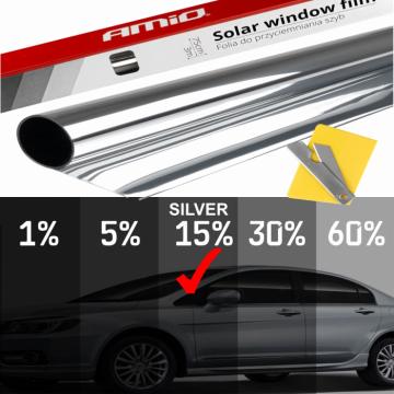 Folie oglinda pentru geamuri Silver 0.5x3m(15%)