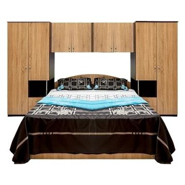 Dormitor Anastasia Sonoma Wenge 160 cm x 200 cm de la Wizmag Distribution Srl