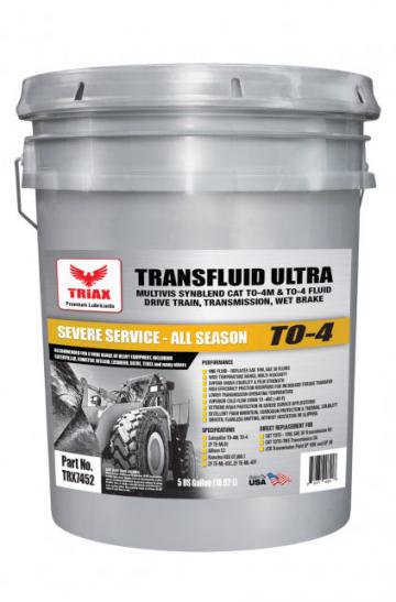 Ulei Triax Transfluid Ultra CAT TO-4 Multi-Viscosity - Final de la Lubrotech Lubricants Srl