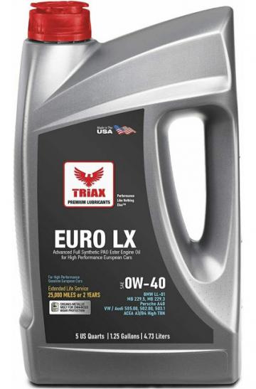 Ulei motor Triax Euro LX 0W-40 Full Synthetic/ Benzina | BMW