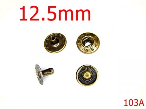Butoni manusa 12.5mm 12.5 mm antic 4I2 4I3 I13 103A