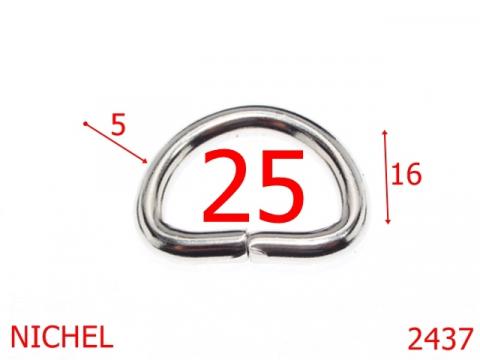 Inel D 25 mm 5 nichel 3D2/3F1 2437 de la Metalo Plast Niculae & Co S.n.c.