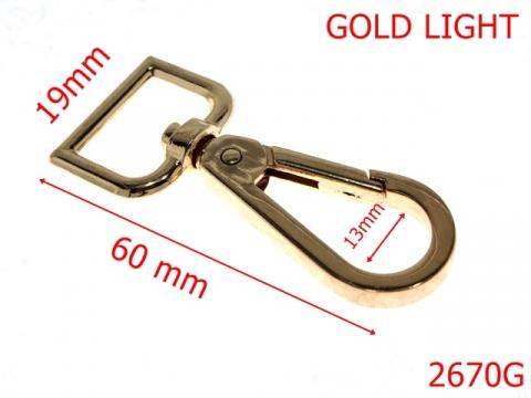 Carabina 19 mm gold light 5C4 2670G