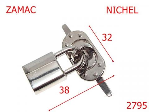 Lacatel 32x38 mm nichel 15A2 7i8/7i6 2795 de la Metalo Plast Niculae & Co S.n.c.