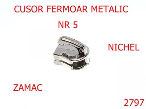 Cursor Nr.5 mm nichel AC6, 2797 de la Metalo Plast Niculae & Co S.n.c.