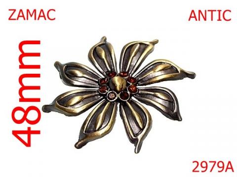 Ornament 48 mm antic 15A7 8A8 2979A de la Metalo Plast Niculae & Co S.n.c.
