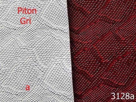 Piele artificiala Piton 1.4 ML gri 3128a de la Metalo Plast Niculae & Co S.n.c.