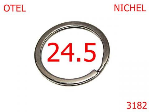 Inel breloc 24.5 mm nichel 5F1/4J1 3182