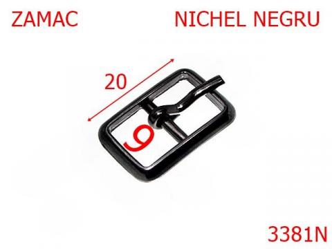 Catarama 9 mm nichel negru 9C36 3381N de la Metalo Plast Niculae & Co S.n.c.