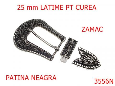 Catarama Western 25 mm negru 7A7 7C7 3556N de la Metalo Plast Niculae & Co S.n.c.