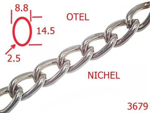 Lant otel poseta 8.8 mm 2.5 nichel 14D8 3679 de la Metalo Plast Niculae & Co S.n.c.