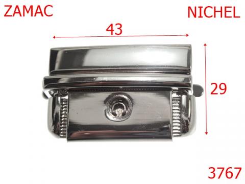 Inchizatoare servieta 43 mm nichel 13A15 3767 de la Metalo Plast Niculae & Co S.n.c.