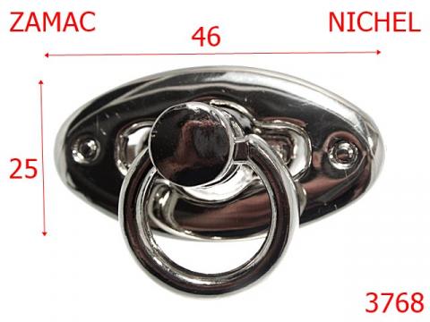Inchizatoare poseta 46 mm nichel 14G15/14I17 3768 de la Metalo Plast Niculae & Co S.n.c.