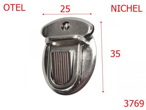 Inchizatoare servieta 25 mm nichel 14I14 3769 de la Metalo Plast Niculae & Co S.n.c.