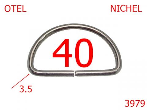 Inel D 40 mm 3.5 nichel 2F3 2G7 3979 de la Metalo Plast Niculae & Co S.n.c.