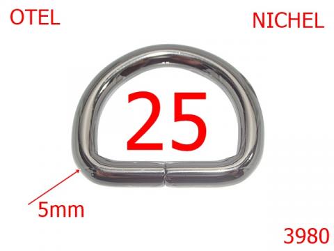 Inel D 25 mm 5 nichel 3980 de la Metalo Plast Niculae & Co S.n.c.