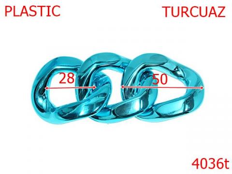 Za lant plastic 50 mm turcuaz 4036t de la Metalo Plast Niculae & Co S.n.c.