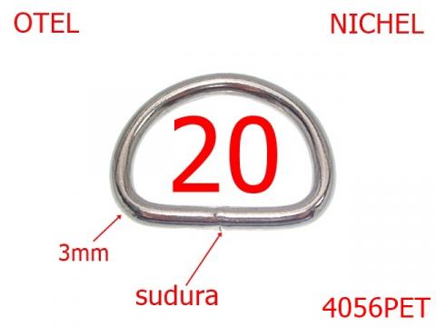 Inel D sudat 20 mm 3 nichel 2F7 AN8/AN7, 4056PET de la Metalo Plast Niculae & Co S.n.c.