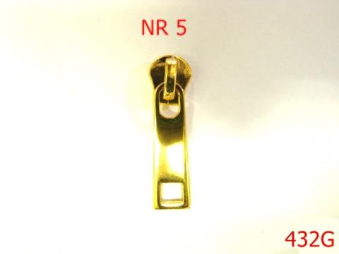 Cursori nr.5 mm gold 2F4 U28 432G de la Metalo Plast Niculae & Co S.n.c.