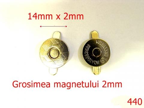 Aufraiser magnetic 14 mm nichel 15A3 7E5 N38 440 de la Metalo Plast Niculae & Co S.n.c.