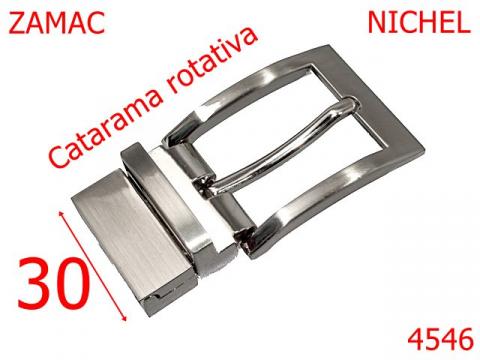 Catarama rotativa pantalon 30 mm zamac nichel 4546 de la Metalo Plast Niculae & Co S.n.c.