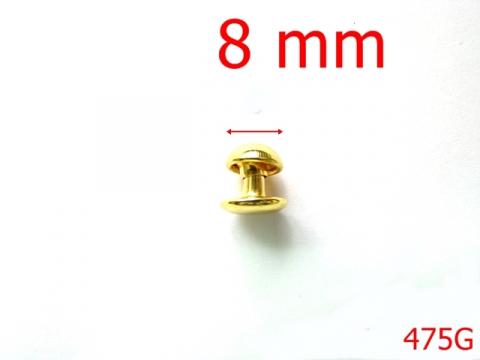 Bumbi 8 mm gold U17 4K2 AH11 475G