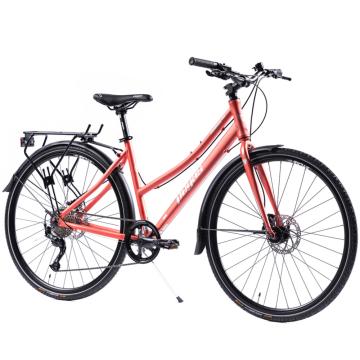 Bicicleta Hoinar 28'' roz gri de la Etoc Online