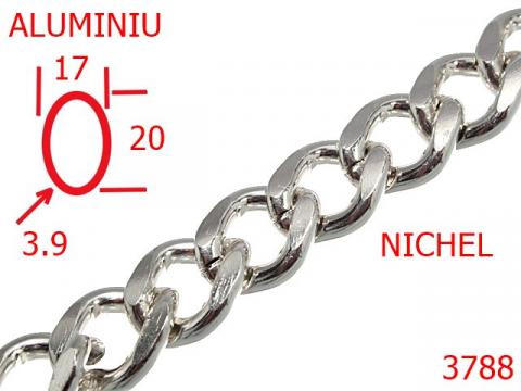 Lant aluminiu 17 mm 3.9 nichel 14H16 3788 de la Metalo Plast Niculae & Co S.n.c.