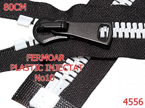 Fermoar plastic injectat 0.8 ml no10 plastic alb 4556