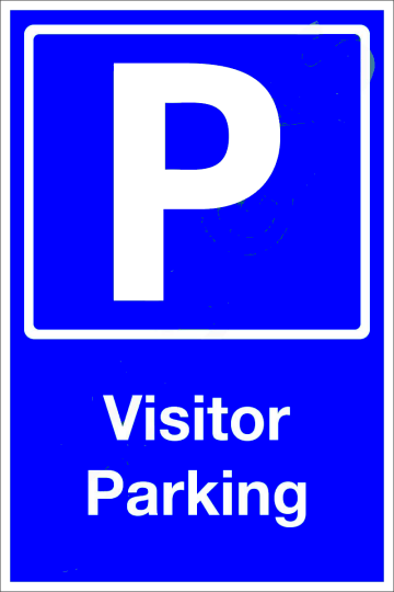 Indicator visitor parking