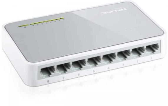 Switch 10/100 TP-Link TL-SF1008D, 1.6 Gbps, 8 x RJ45
