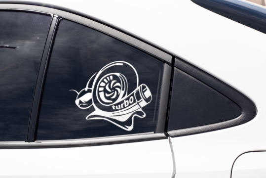 Sticker auto - Turbo Snail