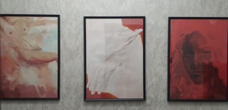 Set 3 tablouri - postere - detalii corp omenesc de la Alma Parchet