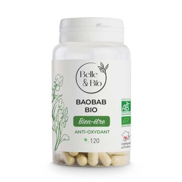 Supliment Belle&Bio Baobab Bio 120 capsule, suprima foamea
