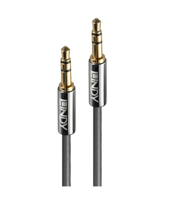 Cablu audio Lindy, 3.5mm, 2m, Cromo Line, gri