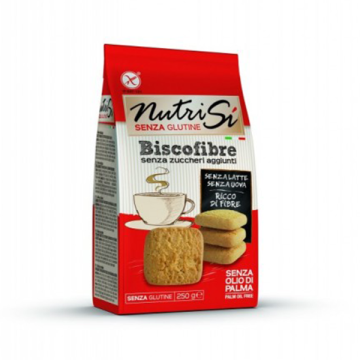 Biscuiti fara gluten, fara zahar adaugat Biscofibre  250g de la Naturking Srl