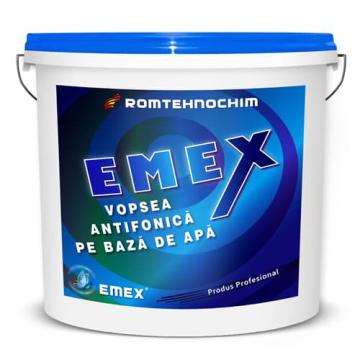 Vopsea antifonica Emex - gri - bidon 5 kg de la Romtehnochim Srl