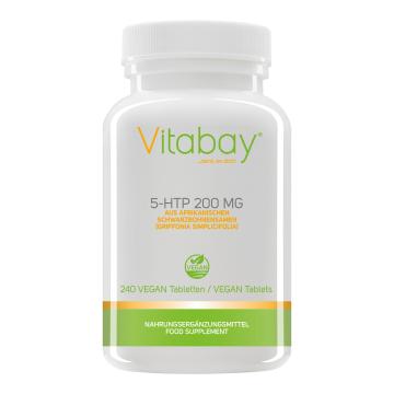 Supliment alimentar Vitabay 5-HTP 200 mg - 240 tablete de la Krill Oil Impex Srl