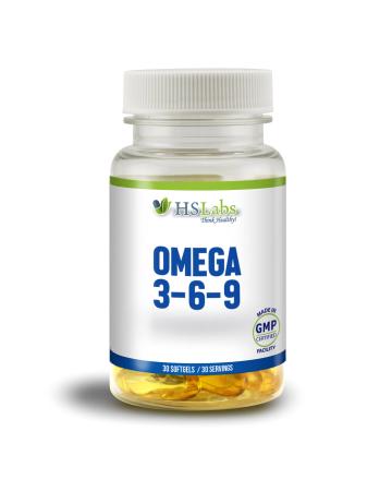 Supliment alimentar HS Labs Omega 3-6-9, 30 gelule moi de la Krill Oil Impex Srl