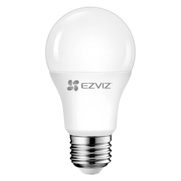 Bec LED inteligent Ezviz, wi-fi, E27, 806 lmn, lumina calda