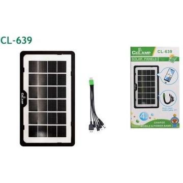 Panou solar portabil CcLamp CL-639, cu intrare USB