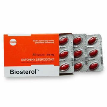 Supliment alimentar Biosterol 750 mg 30 capsule