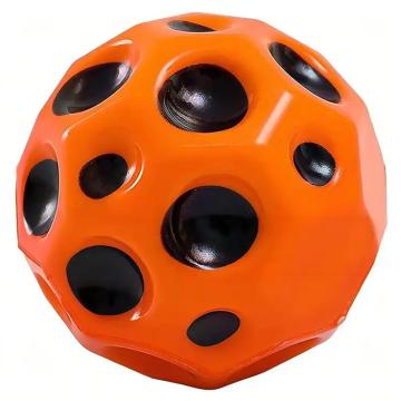 Minge saltareata, Super Space Ball, 7 cm, portocalie de la Saralma Shop Srl