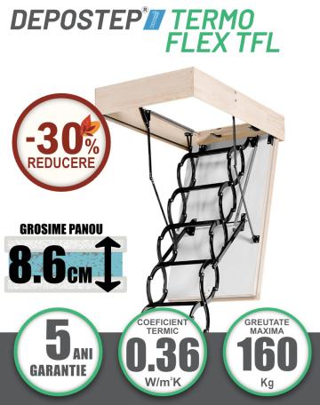 Scara pod metalica pantograf Depostep Termo Flex TFL