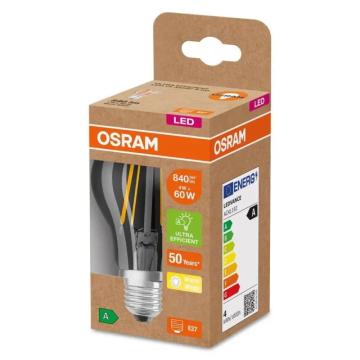 Bec LED Osram Classic A60, Ultra Efficient Light, E27, 4W