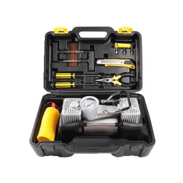 Kit pentru pana, compresor 12V, 2 cilindri si 7 accesorii