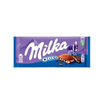 Ciocolata Milka cu lapte 100 g, Oreo