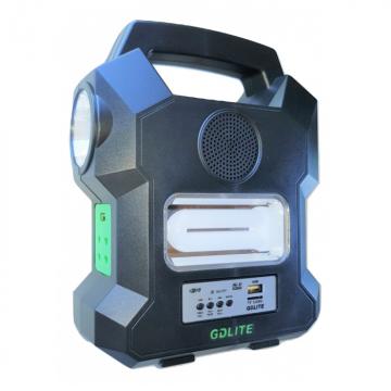 Kit solar portabil Gdlite GD-1000A, cu USB, Bluetooth, Radio de la Www.oferteshop.ro - Cadouri Online