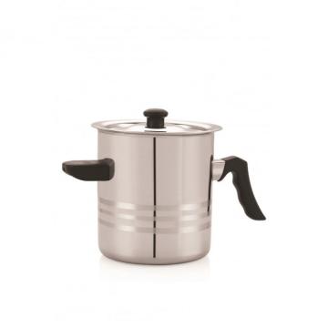 Oala fiert lapte 2 l din inox cu pereti dubli si avertizare de la Www.oferteshop.ro - Cadouri Online